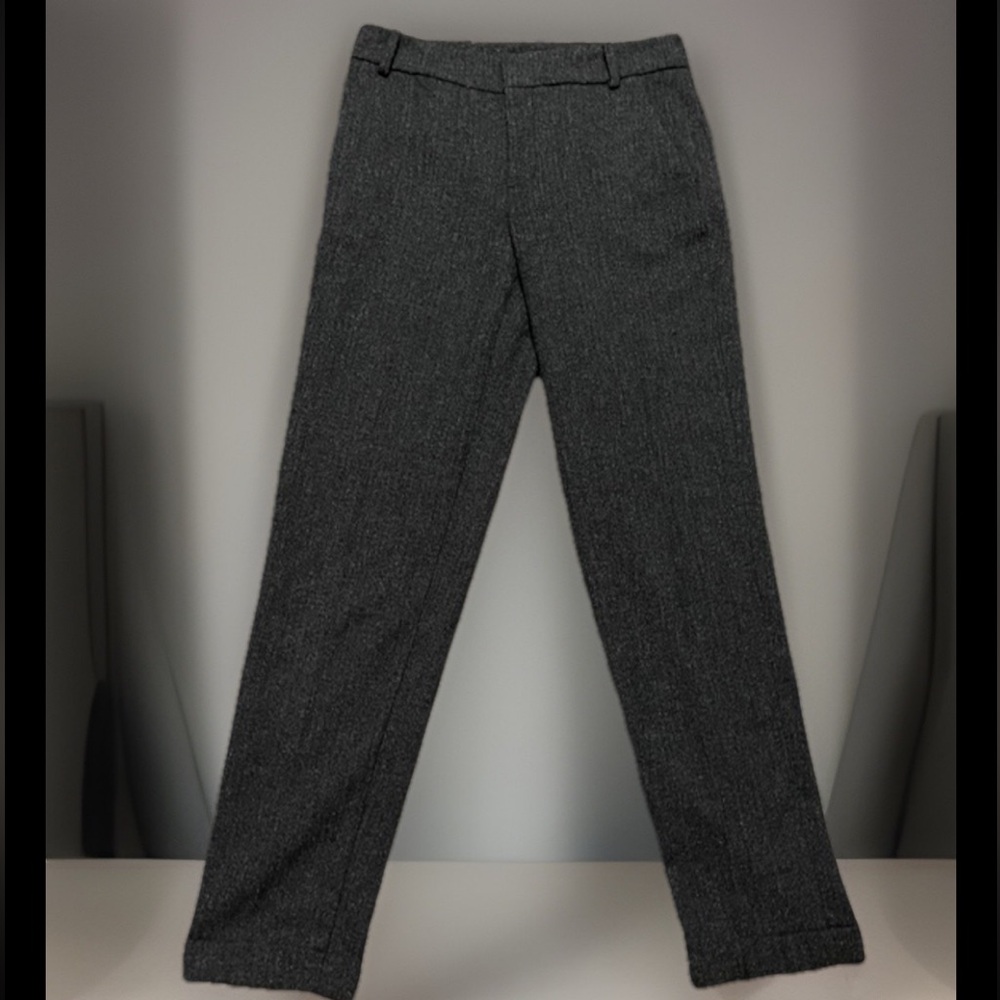 Zara Basic Side Pockets W/Front Zip, Button, & Me… - image 1